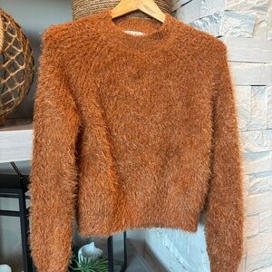 Soft and Fuzzy! Rich Pumpkin Color-Sweater
